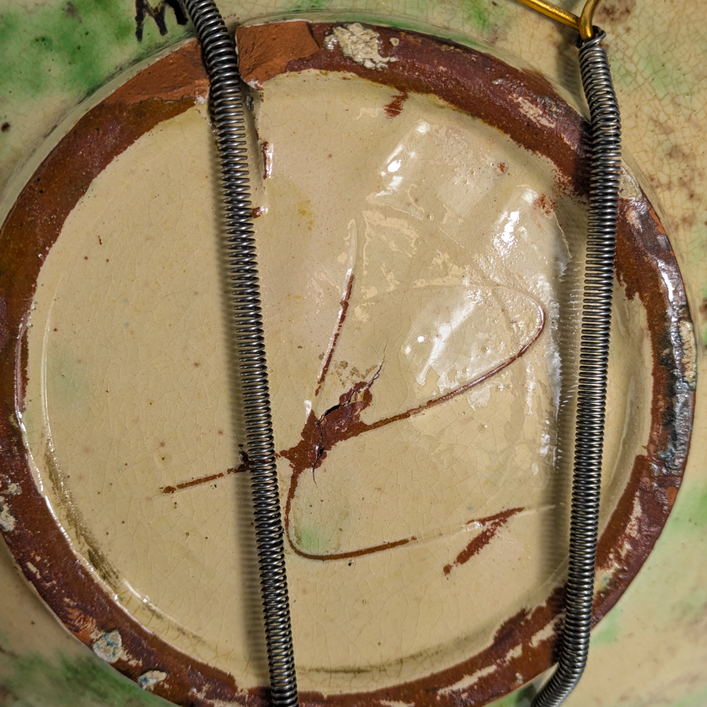 Plato de cerámica Catalana de Puigdemont, España c.1980