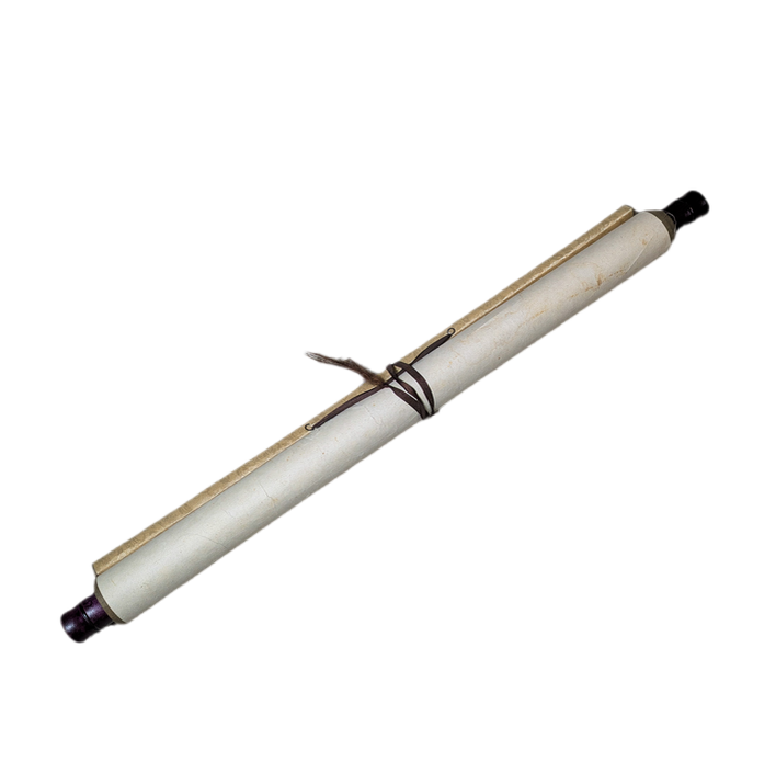 Pergamino de Xilografía de Buda Gautama Chino, Escuela China s.XX