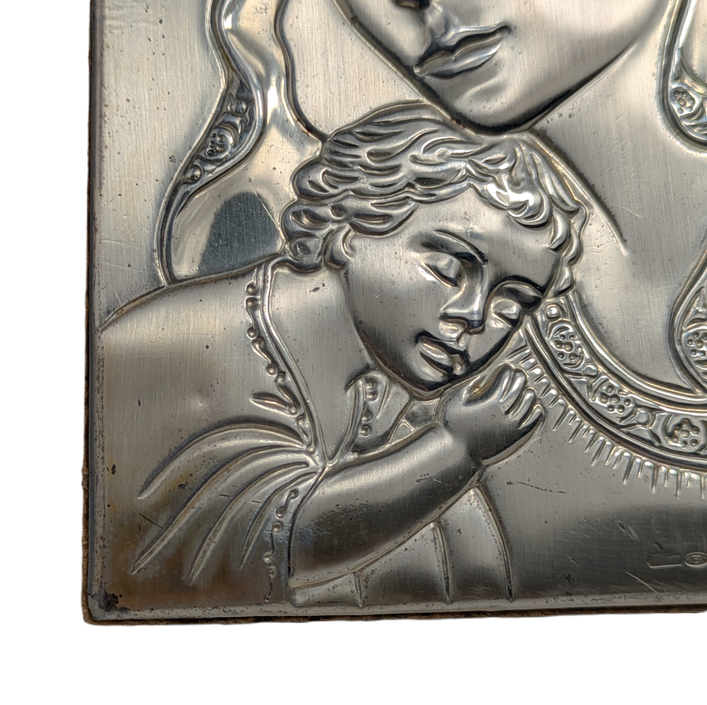 Icono Virgen de plata Bilaminada 925