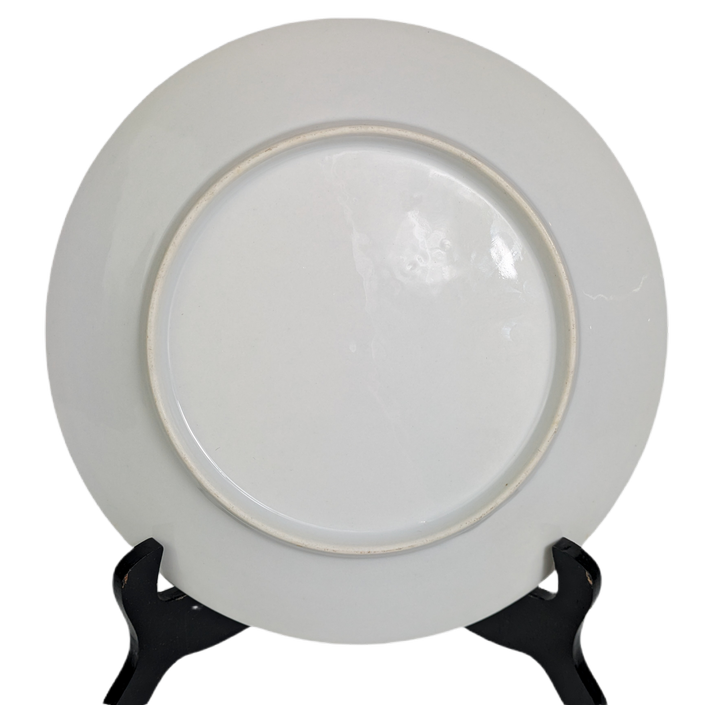 Plato Francés dorado de Vieux Paris o Limoges finales s.XIX