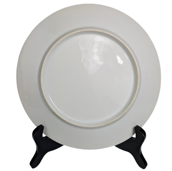 Plato Francés dorado de Vieux Paris o Limoges finales s.XIX