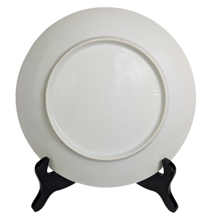 Plato Francés dorado de Vieux Paris o Limoges finales s.XIX