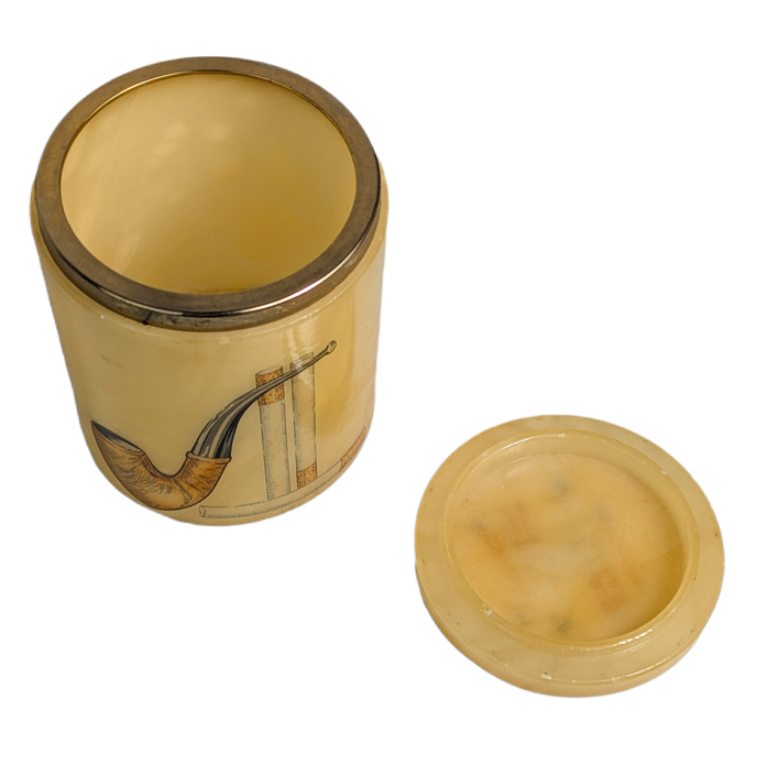 Caja para tabaco, Alabastro