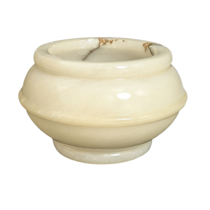 Recipiente de Alabastro veteado