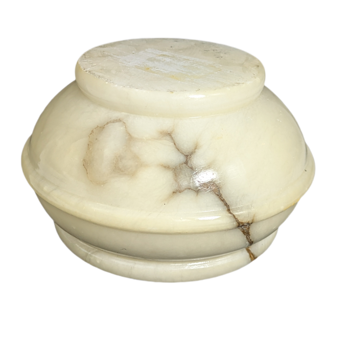 Recipiente de Alabastro veteado