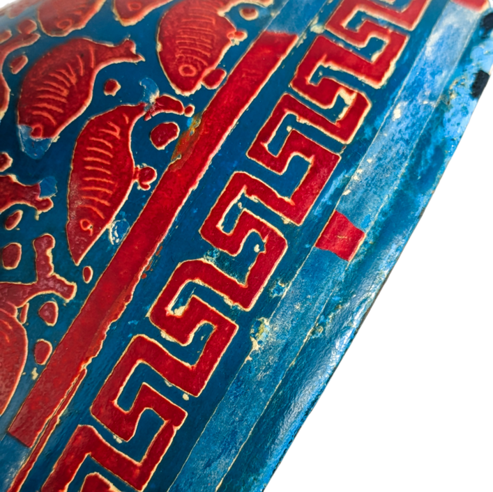 LOTE000512_04-1.png Cuenco de calabaza lacada Mexicano, Olinala guerrero c.1900