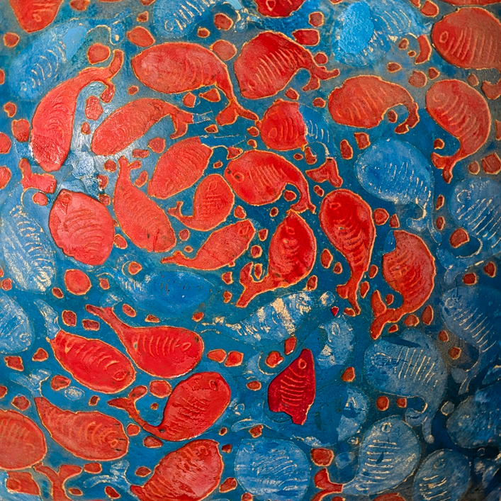 LOTE000512_06-1.png Cuenco de calabaza lacada Mexicano, Olinala guerrero c.1900