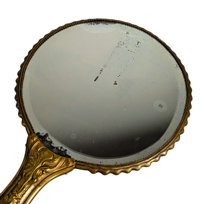 Espejo de mano Francés Art Nouveau c.1920