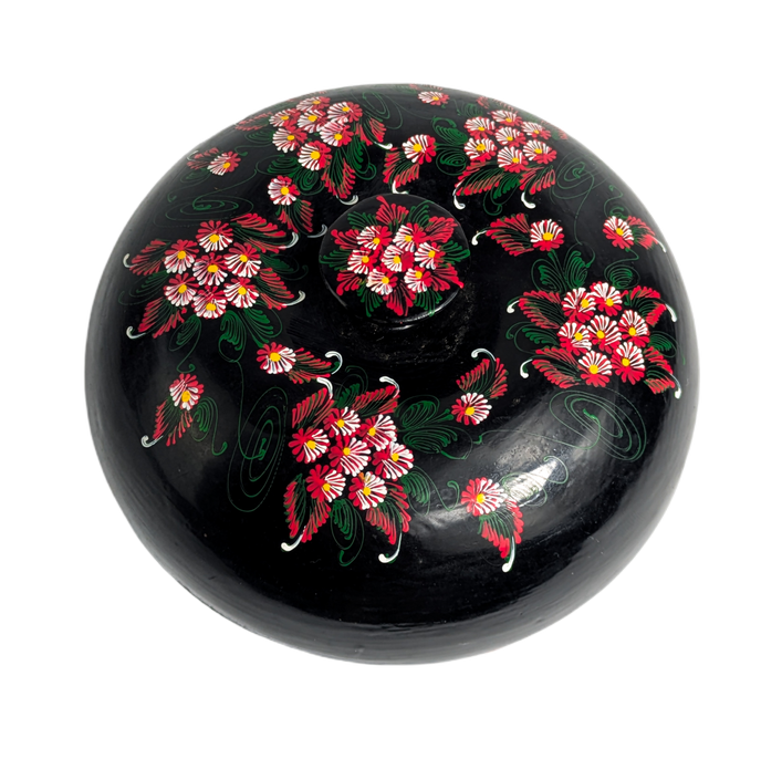 Caja Joyero de laca rusa en forma de Manzana, Rusia c.1960