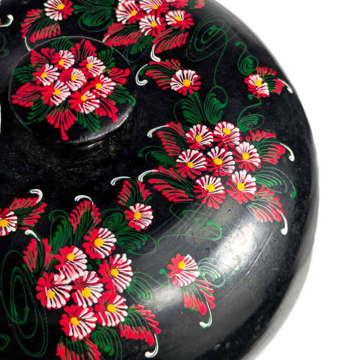 Caja Joyero de laca rusa en forma de Manzana, Rusia c.1960