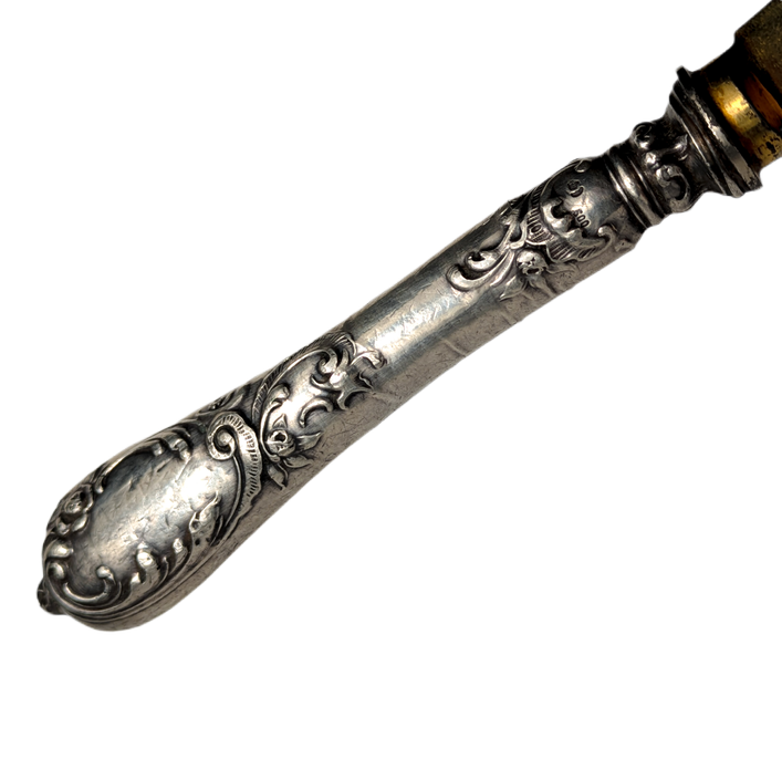 Cuchillo para pescado Chapado en plata 800, Alemania c.1900