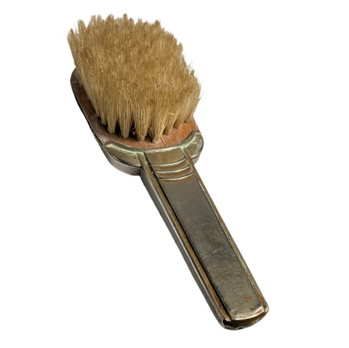 Cepillo de Pelo Francés Art Decó bañado en plata, c.1940