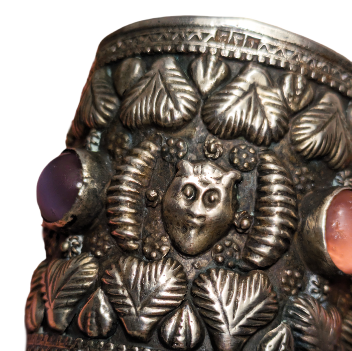 Vasito de plata Egipcia punzonada