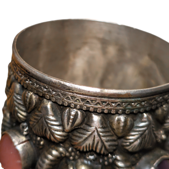 Vasito de plata Egipcia punzonada