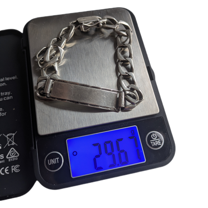 Cadena esclava de plata