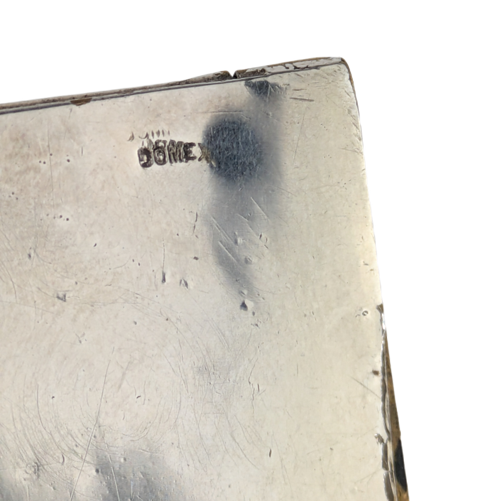 Cajita Palillero Chapado en plata Portuguesa