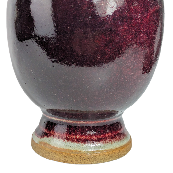 Conjunto de 4 Jarrones Sang de Boeuf Chinos s.XX