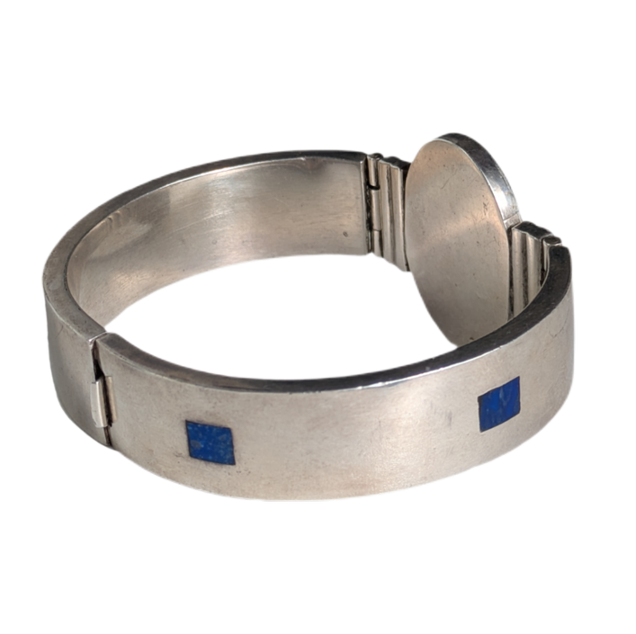 Brazalete de plata "950" y Lapislázuli de Chile