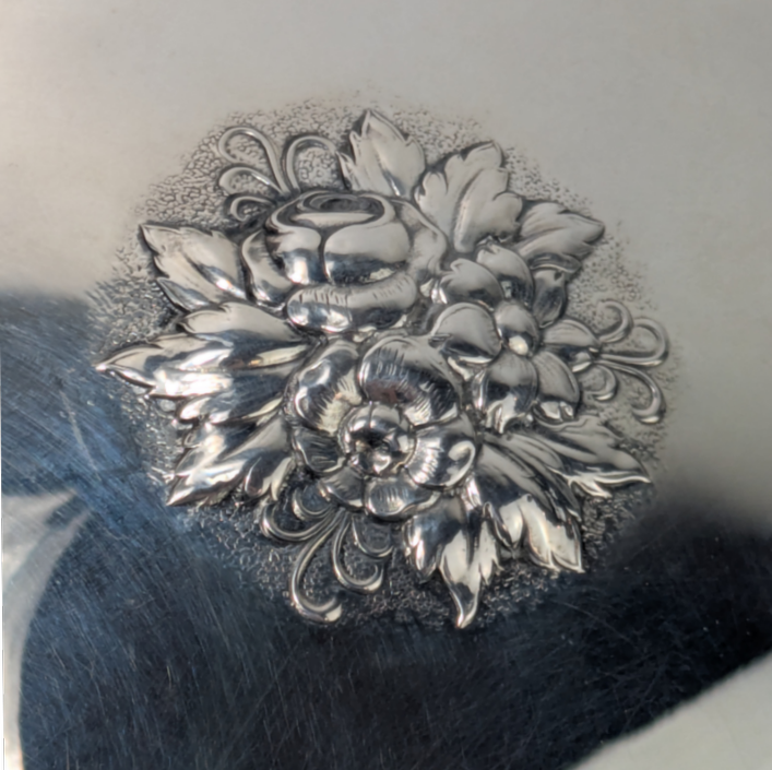 Joyero de Plata de Ley Con terciopelo rojo