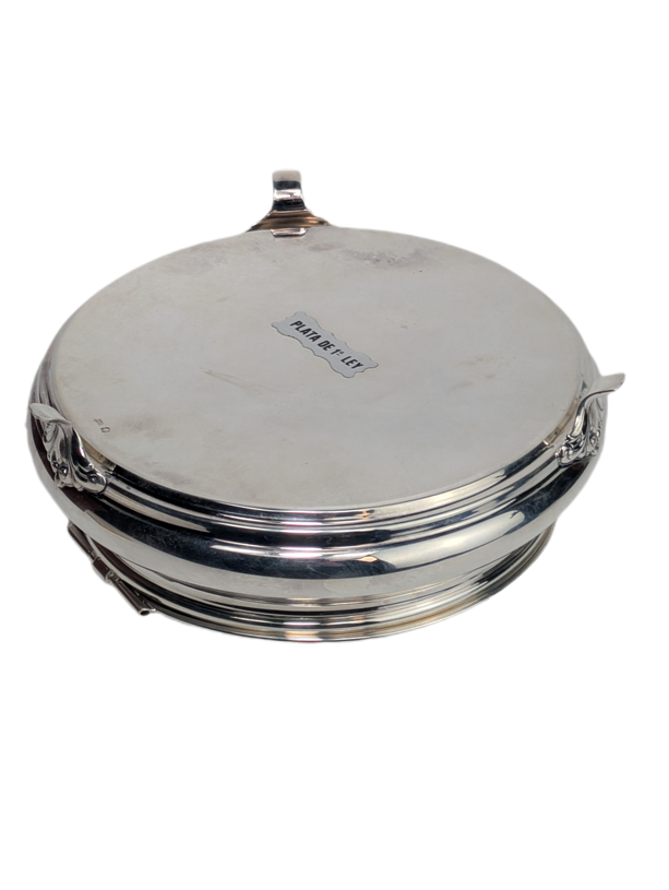 Joyero de Plata de Ley Con terciopelo rojo