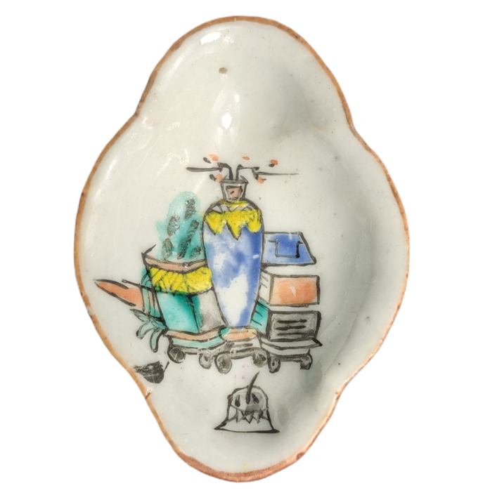 Recipiente Chino "100 antigüedades" periodo Tongzhi (1861-1875)