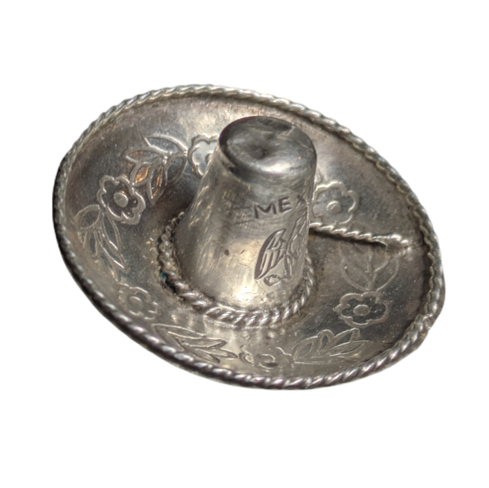 Broche Pin mexicano Sombrero plata 925 7g