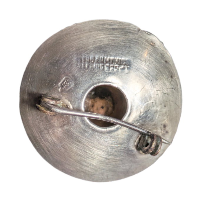 Broche Pin mexicano Sombrero plata 925 7g