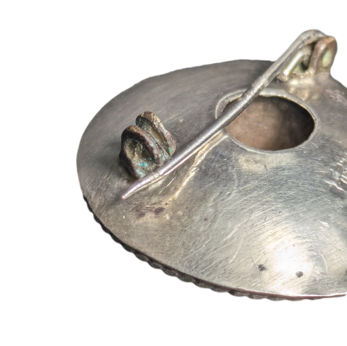 Broche Pin mexicano Sombrero plata 925 7g