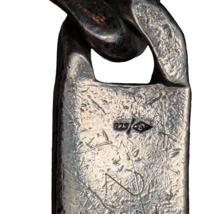 Brazalete Cadena esclava de plata 925 58g