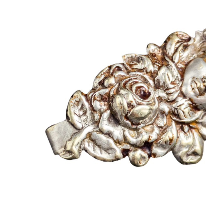 Clip para cinturón de Chatelaine con Querubín art nouveau