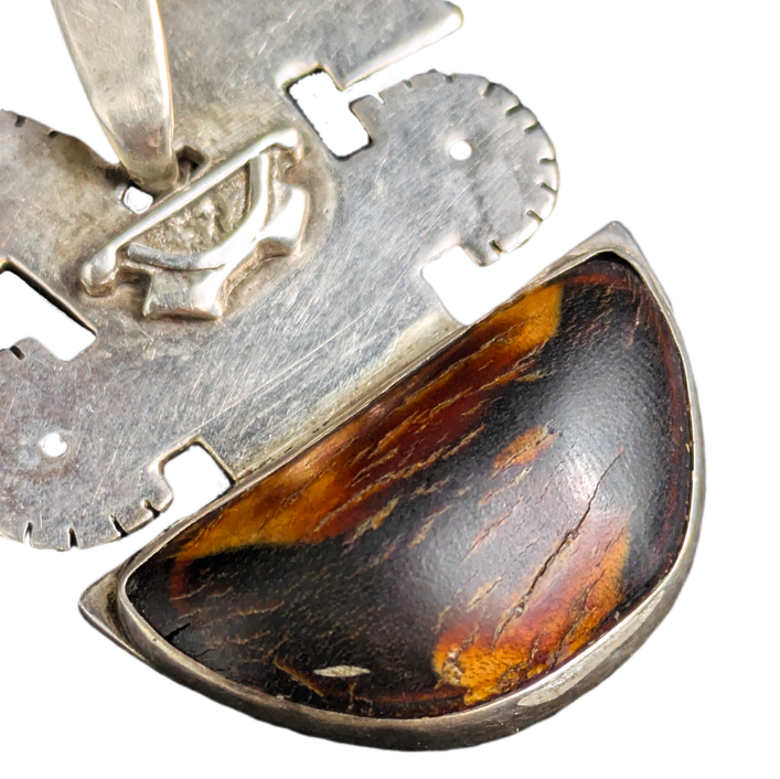 Colgante cuchillo tumi plata mexicana