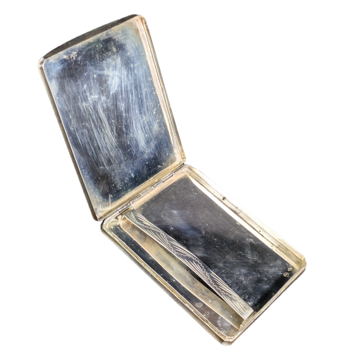 Pitillera plata 800 italiana burilada 94g