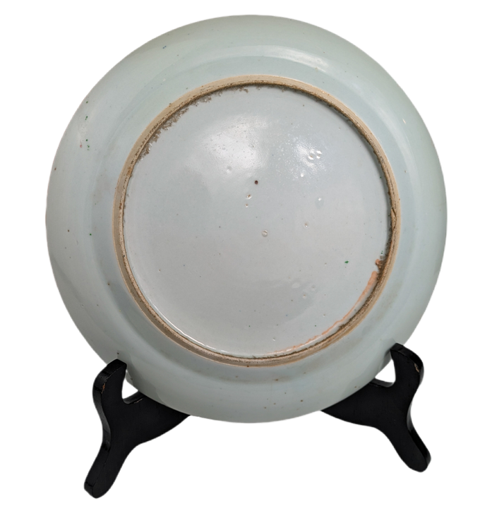 Plato Chino de Cantón Rose Medallion finales s.XIX