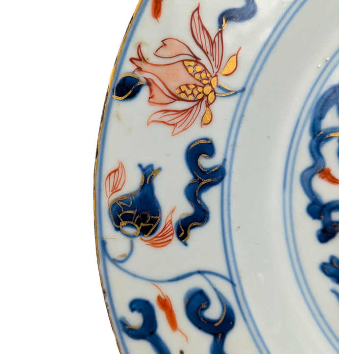 Plato Chino Imari Dinastía Qing periodo Kangxi (1662-1722)