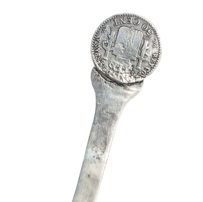 LOTE000613_04-1.png Cuchara de plata hecha con monedas Españolas del 1870 32g