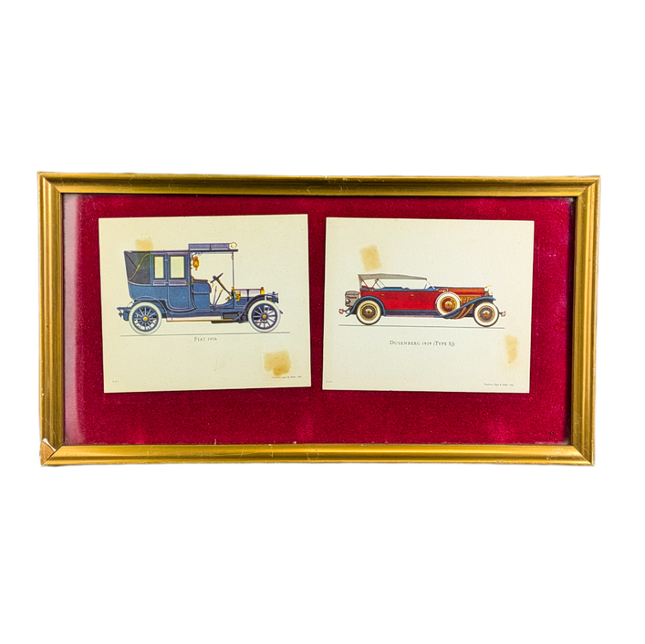 LOTE000616_02-1.png Pareja de Cuadros con impresiones de coches clásicos