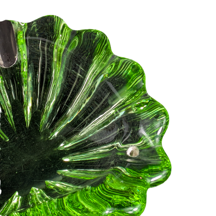 LOTE000620_06-1.png Cenicero de vidrio de Uranio y plata 925 española