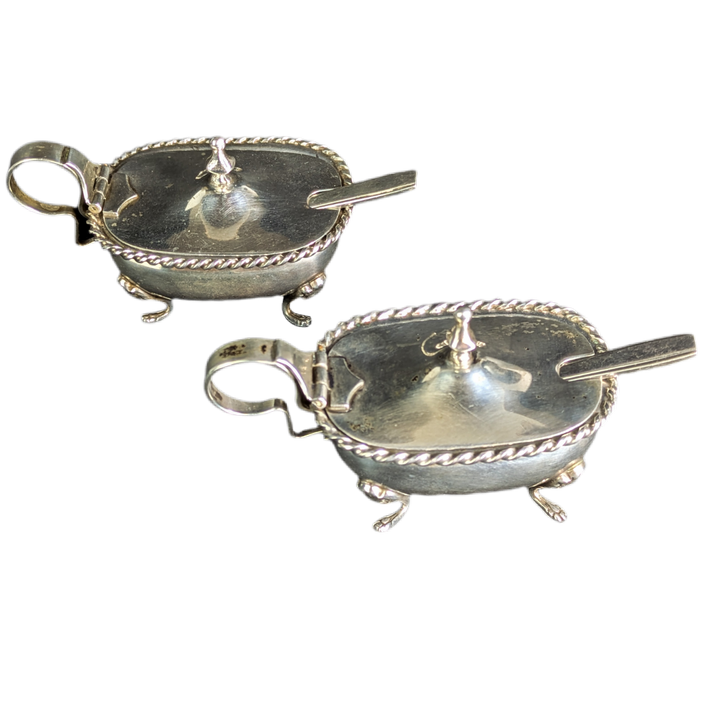 Mostaceros de plata italiana 91g