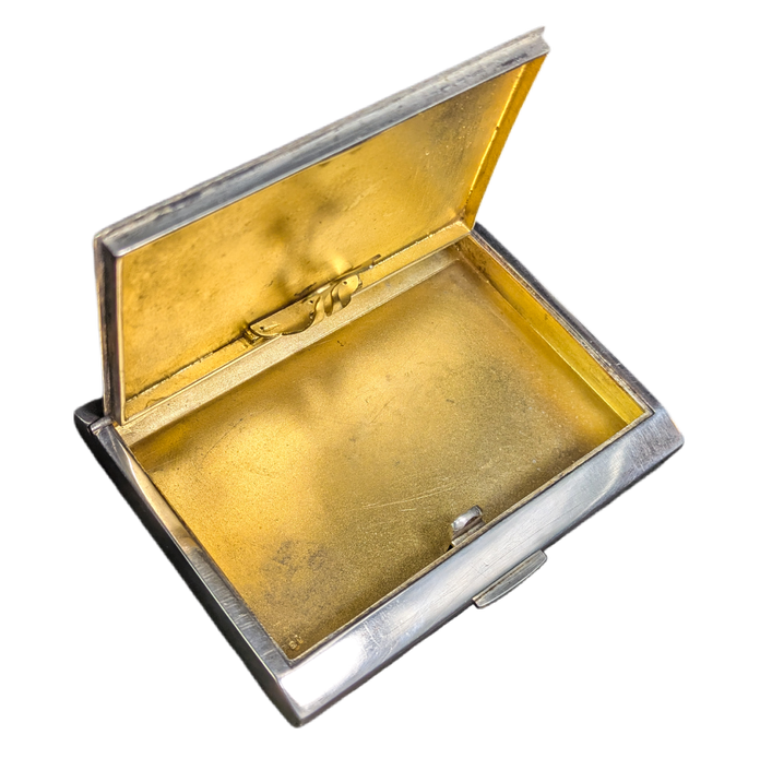 Caja de plata con vermeill 116g