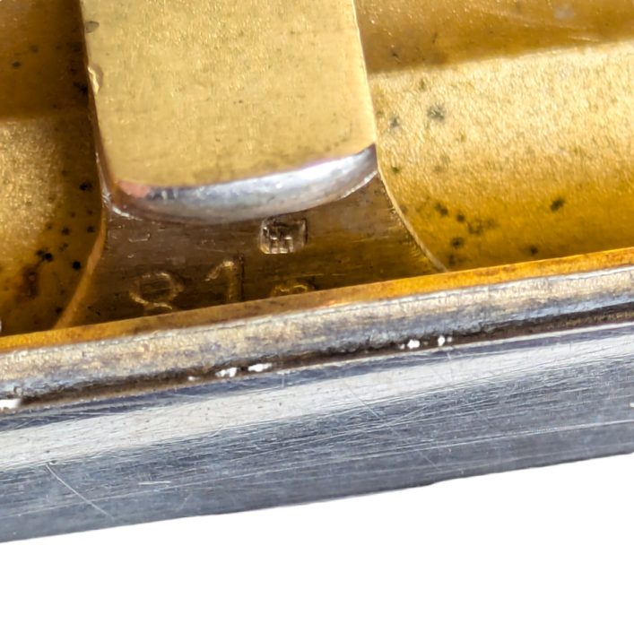 Caja de plata con vermeill 116g