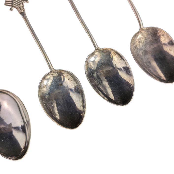 Cucharas chinas bañadas en plata exportación