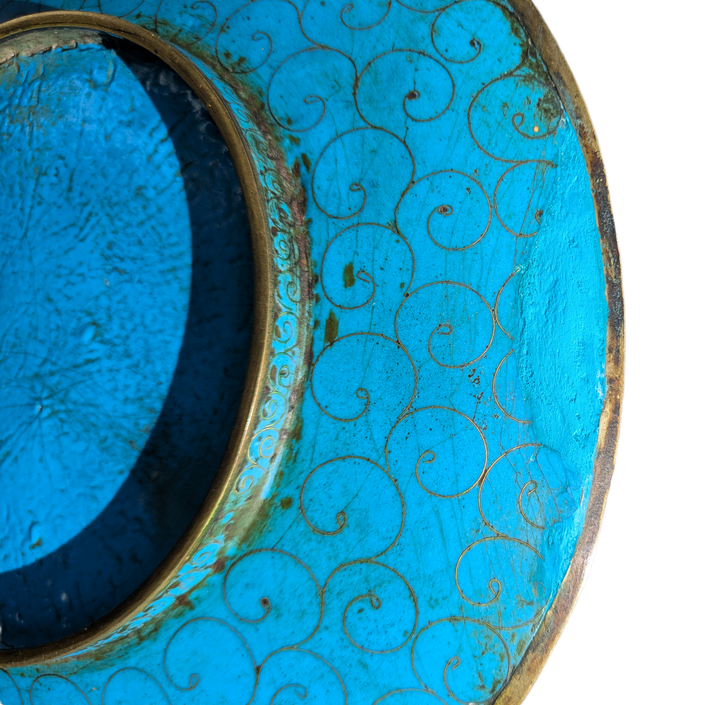 Plato Japonés Cloisonné Periodo Meiji (1868-1911)