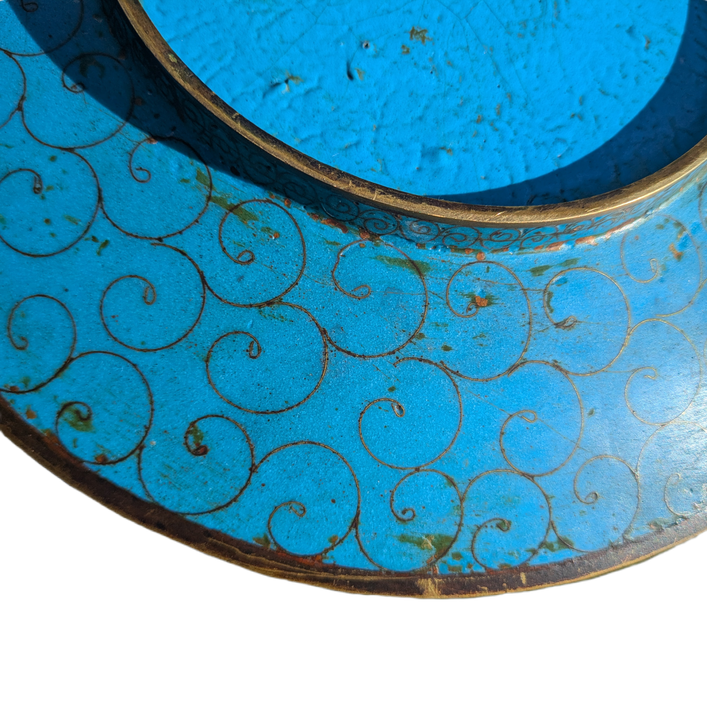 Plato Japonés Cloisonné Periodo Meiji (1868-1911)