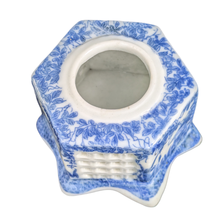 Tintero Japonés de porcelana Hirado Finales Meiji c.1910