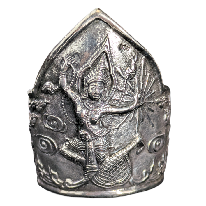 Brazalete de plata Siam para exportación mercado Egipcio