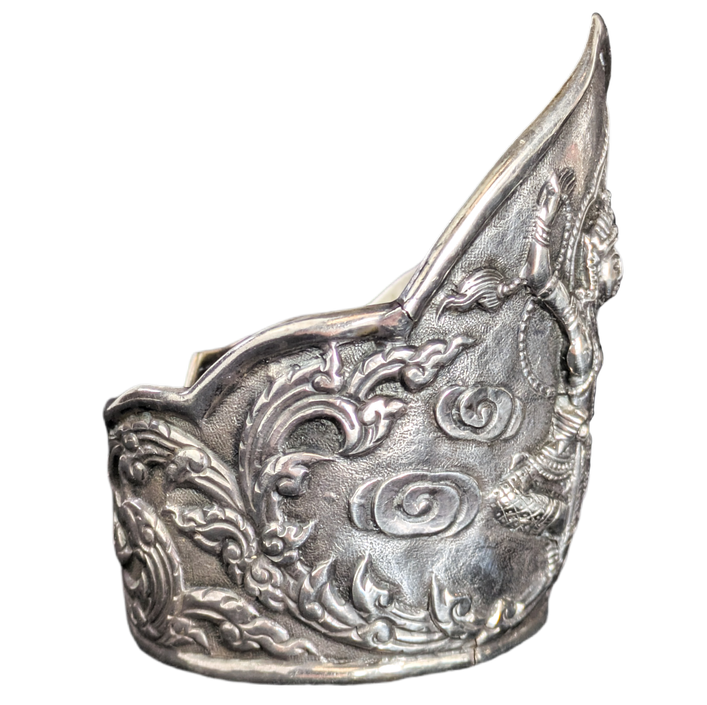 Brazalete de plata Siam para exportación mercado Egipcio