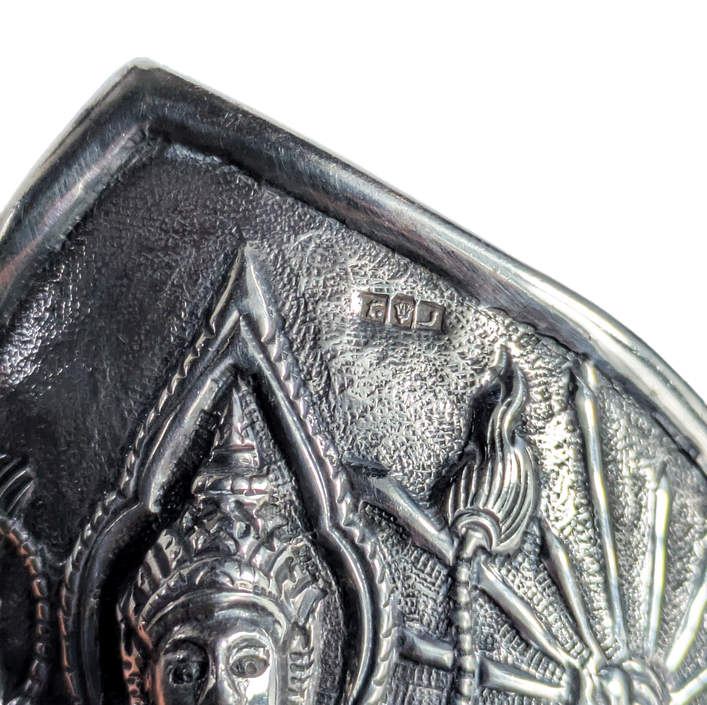 Brazalete de plata Siam para exportación mercado Egipcio