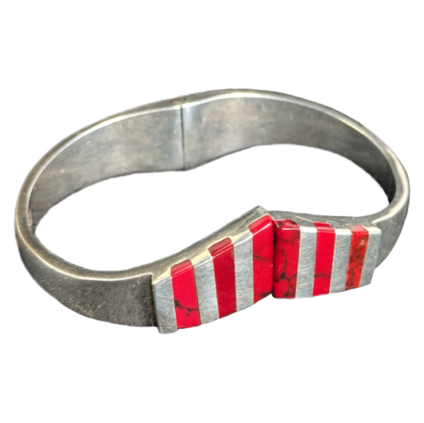LOTE000692_01 Brazalete de plata mexicana 925