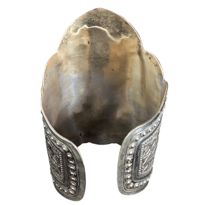 Brazalete plateado de Siam, Tailandia c.1940