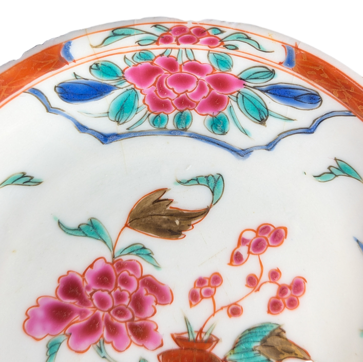 Plato té Chino Dinastía Qing, Yonzheng (1722-1735)